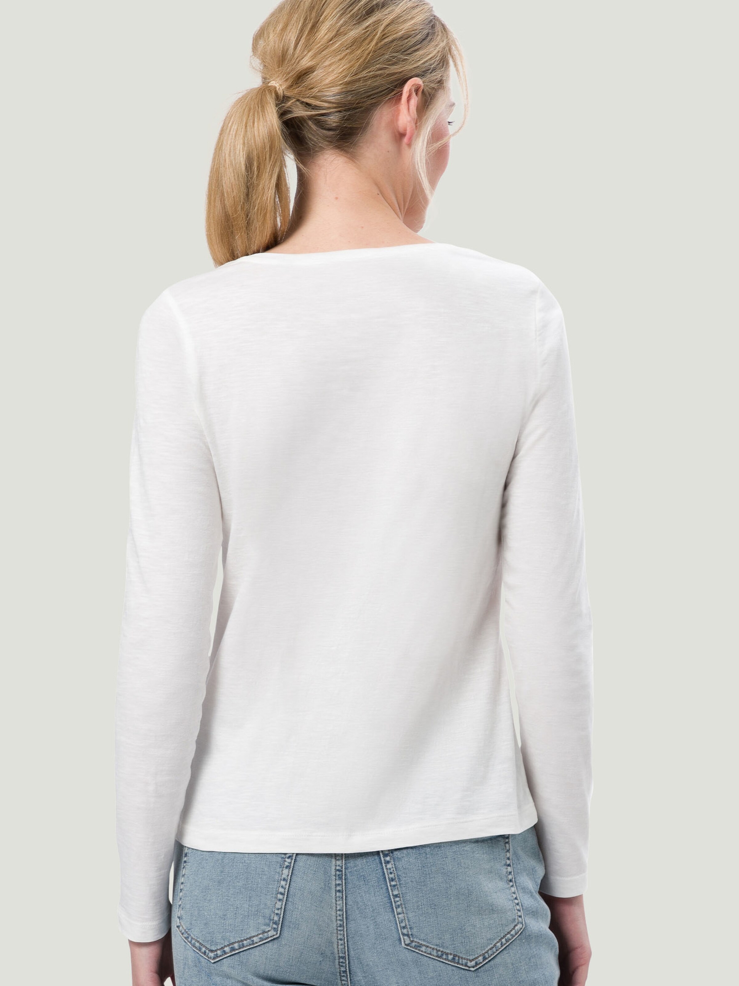 Frauen Shirts & Tops zero Shirt mit Rundhalsausschnitt in Offwhite - JB98211 Frauen Shirts & Tops zero Shirt mit Rundhalsausschnitt in Offwhite - JB98211