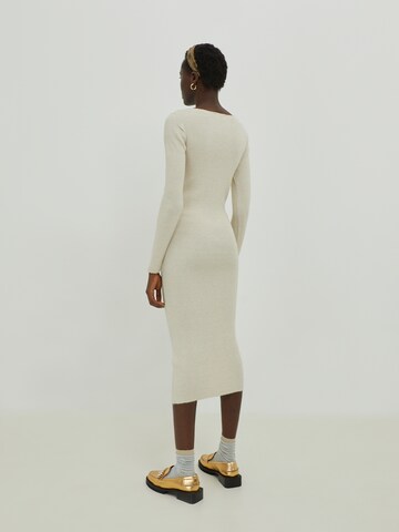 EDITED Knit dress 'Poppy' in Beige