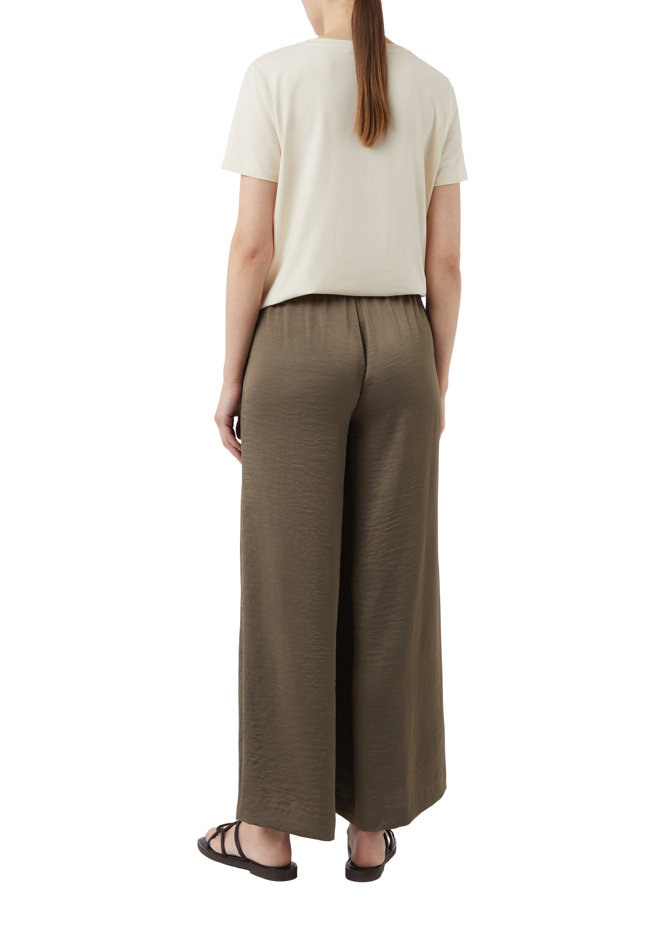 COMMA Футболка в Бежевый: сзади