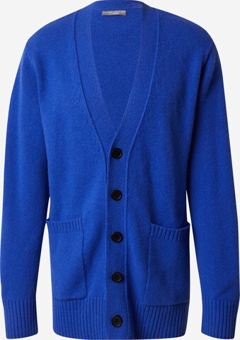 Guido Maria Kretschmer Men Knit Cardigan 'Dennis' in Blue: front