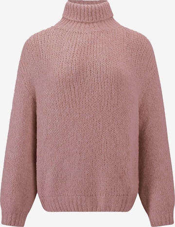 SASSYCLASSY Oversized Sweater in Pink: front