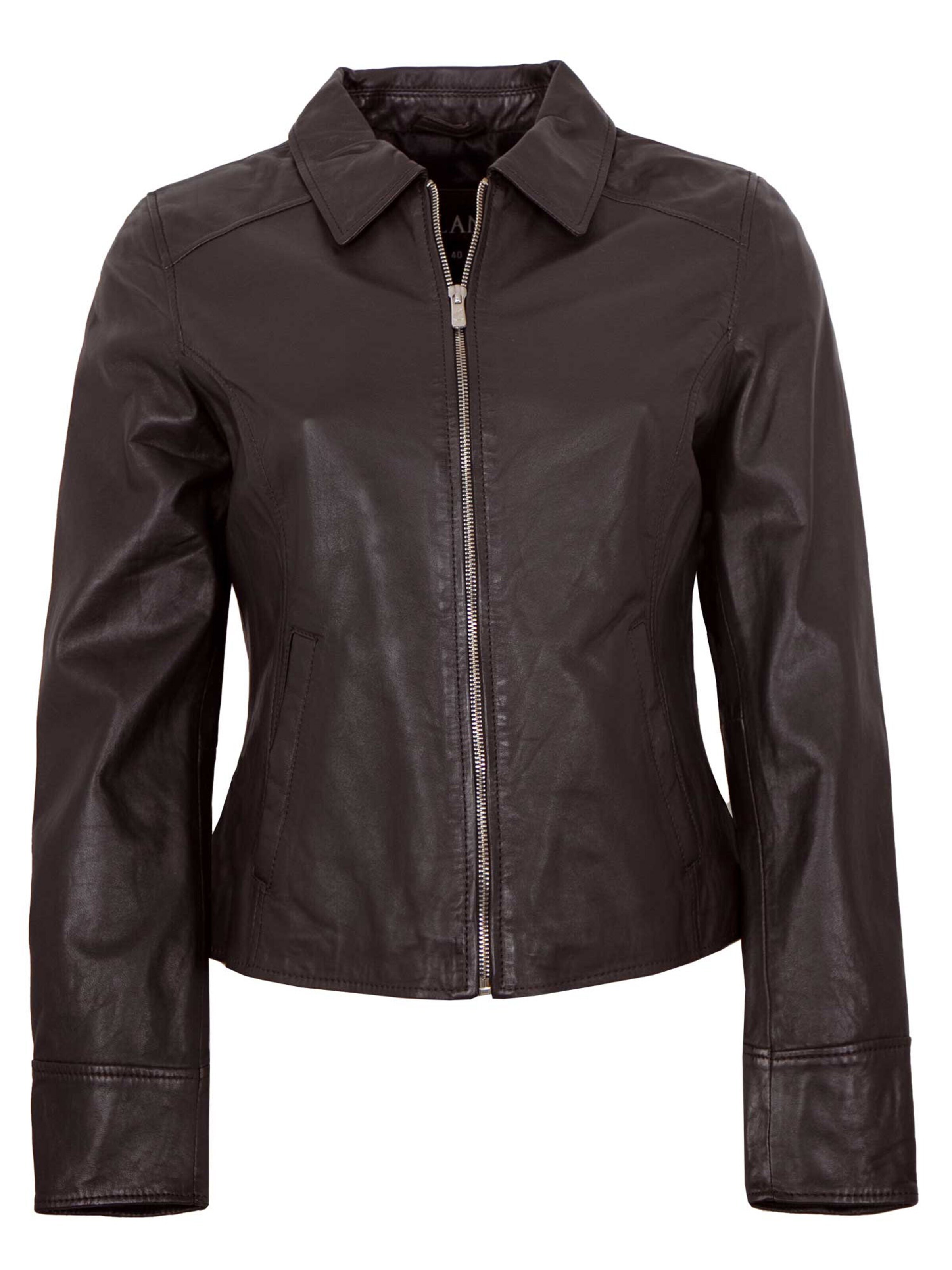 Jilani Between-Season Jacket 'Elodi' in Brown: front
