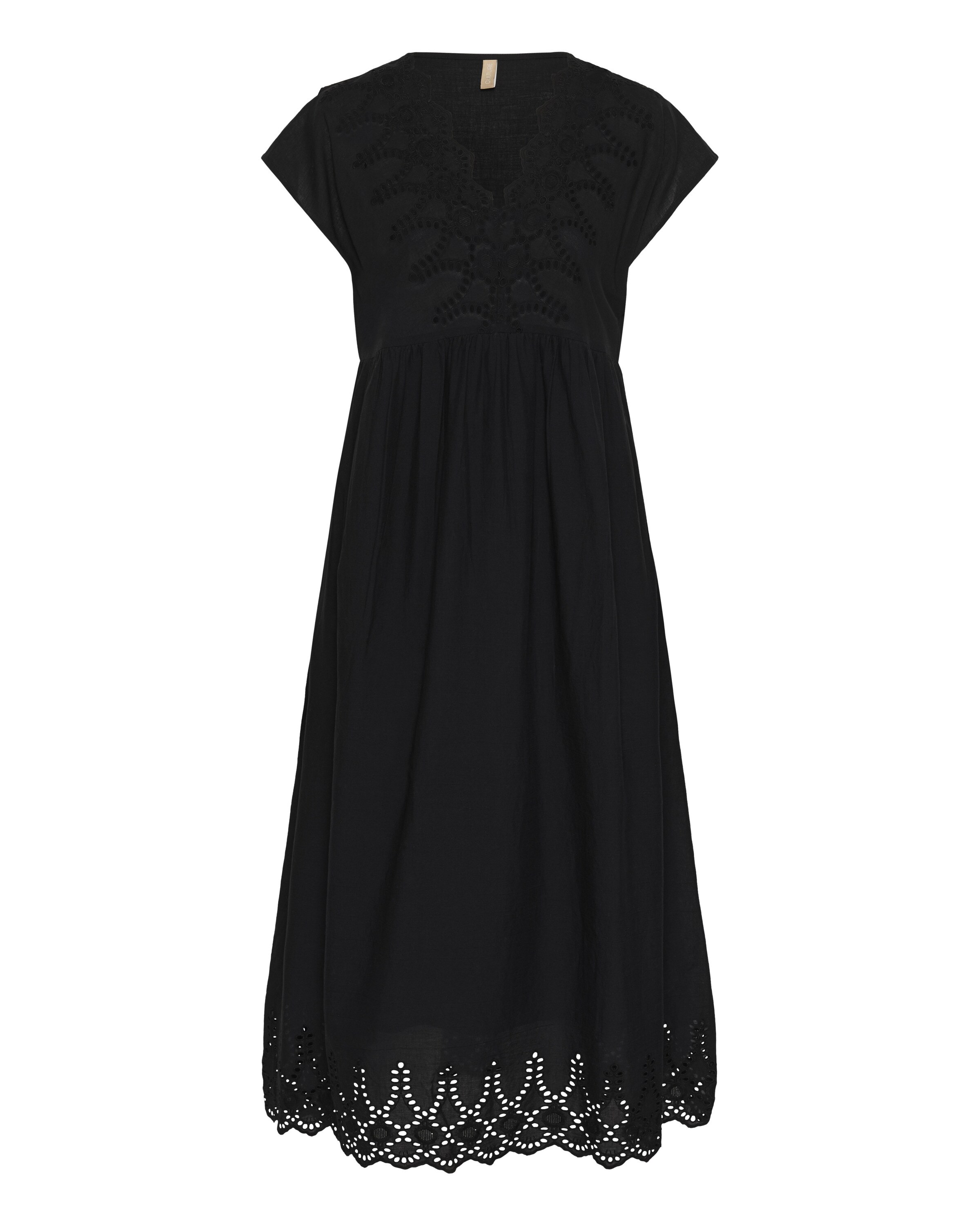 Robe 'Hawaii' CULTURE en noir : devant