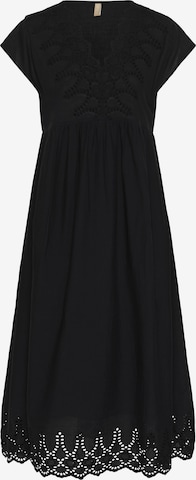 CULTURE Jurk 'Hawaii' in Zwart: voorkant