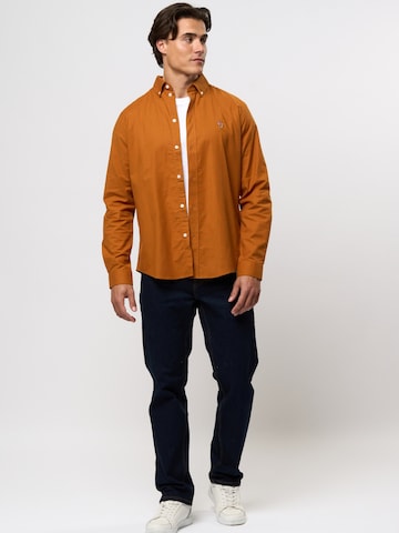 U.S. POLO ASSN. Regular Fit Paita 'Calvert' värissä oranssi