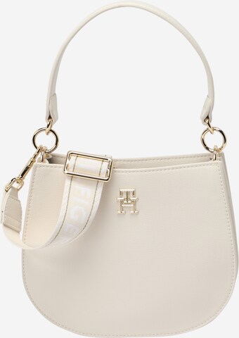 TOMMY HILFIGER Skuldertaske i hvid: forside