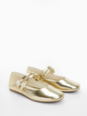 MANGO KIDS Ballerina 'Aila-A' i guld