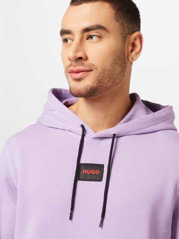 HUGO Sweatshirt 'Daratschi214' in Lila