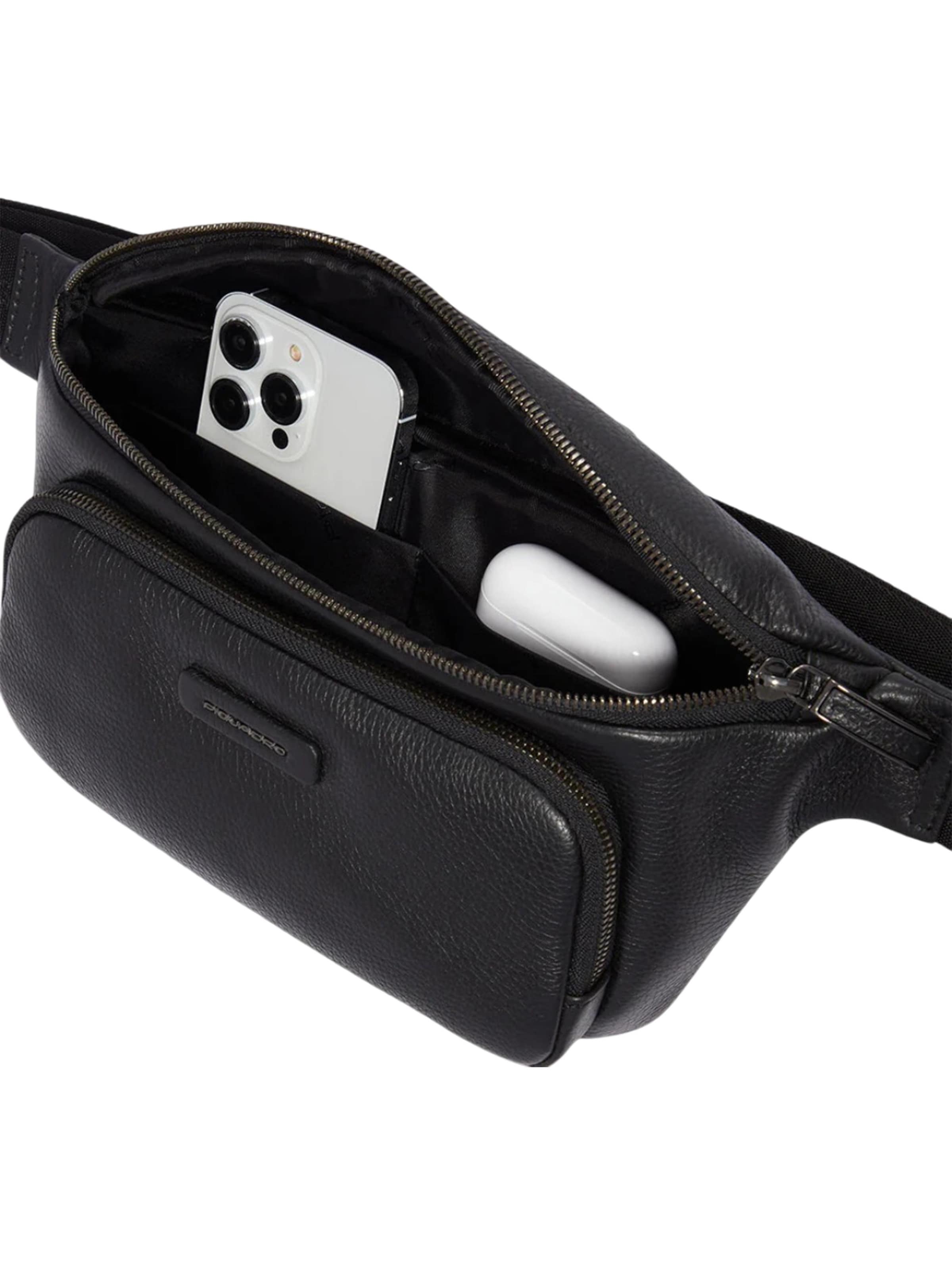 Sac à bandoulière Piquadro en noir