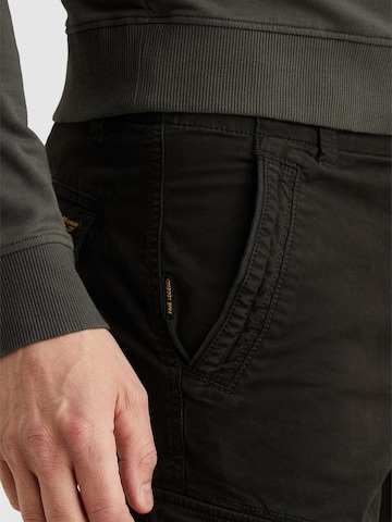 PME Legend Regular Broek 'Nordrop tapered fit cargo pants' in Zwart