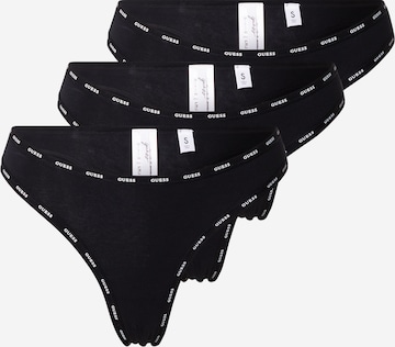 String GUESS en noir : devant