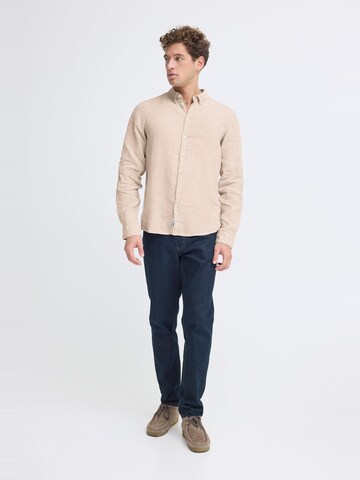 Casual Friday Regular fit Button Up Shirt ' CFAnton ' in Brown