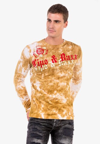 CIPO & BAXX Shirt in Yellow: front