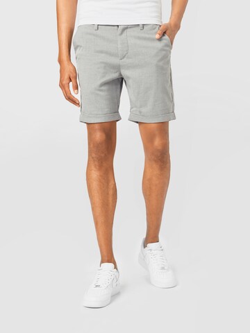 Slimfit Pantaloni eleganți 'Connor' de la JACK & JONES pe gri: față