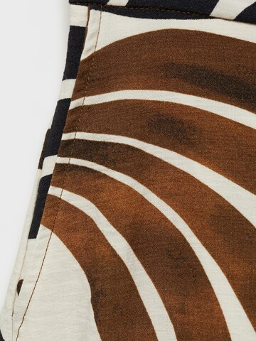 MANGO Loosefit Hose 'Karina' in Beige