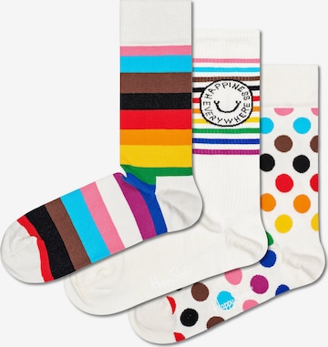 Happy Socks Sockor i vit: framsida