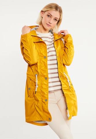 Schmuddelwedda Raincoat in Yellow: front