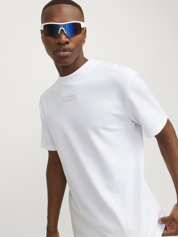 JACK & JONES Bluser & t-shirts 'ALTITUDE' i hvid