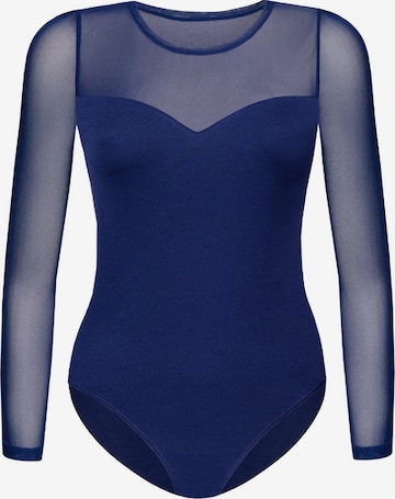 TEYLI Shirt bodysuit in Blue: front