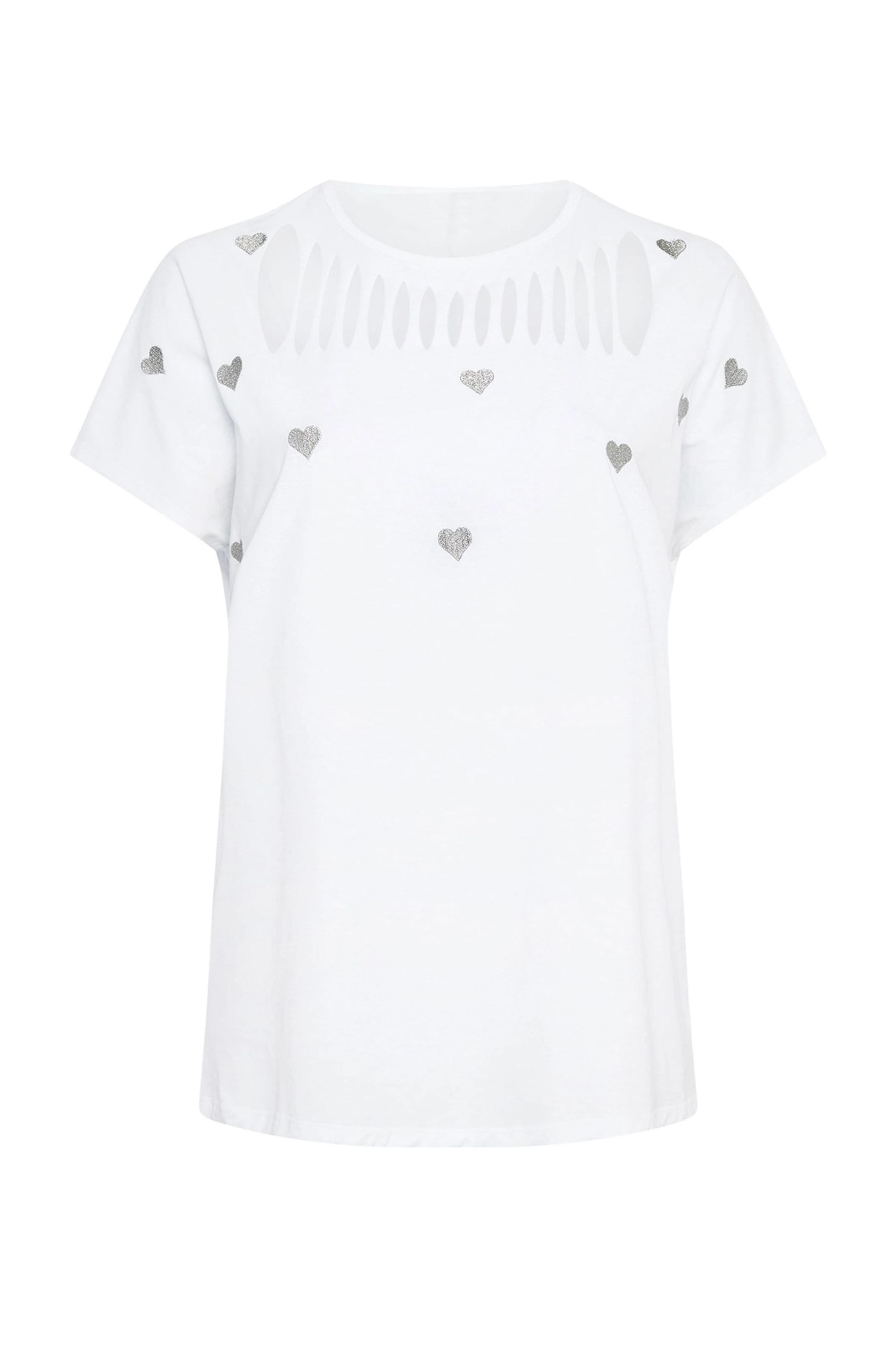 Shape Of You Shirt in XXL in Silver / White, Item view