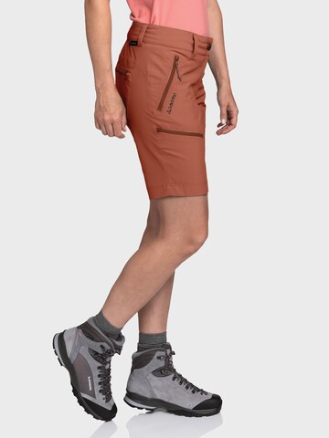 Schöffel Regular Outdoor trousers '  Toblach 2 ' in Red
