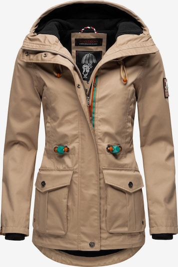 MARIKOO Jacke 'Babetaa' in sand, Produktansicht