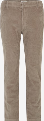 Coupe slim Pantalon 'STACE HARVEY' Jack & Jones Plus en marron : devant