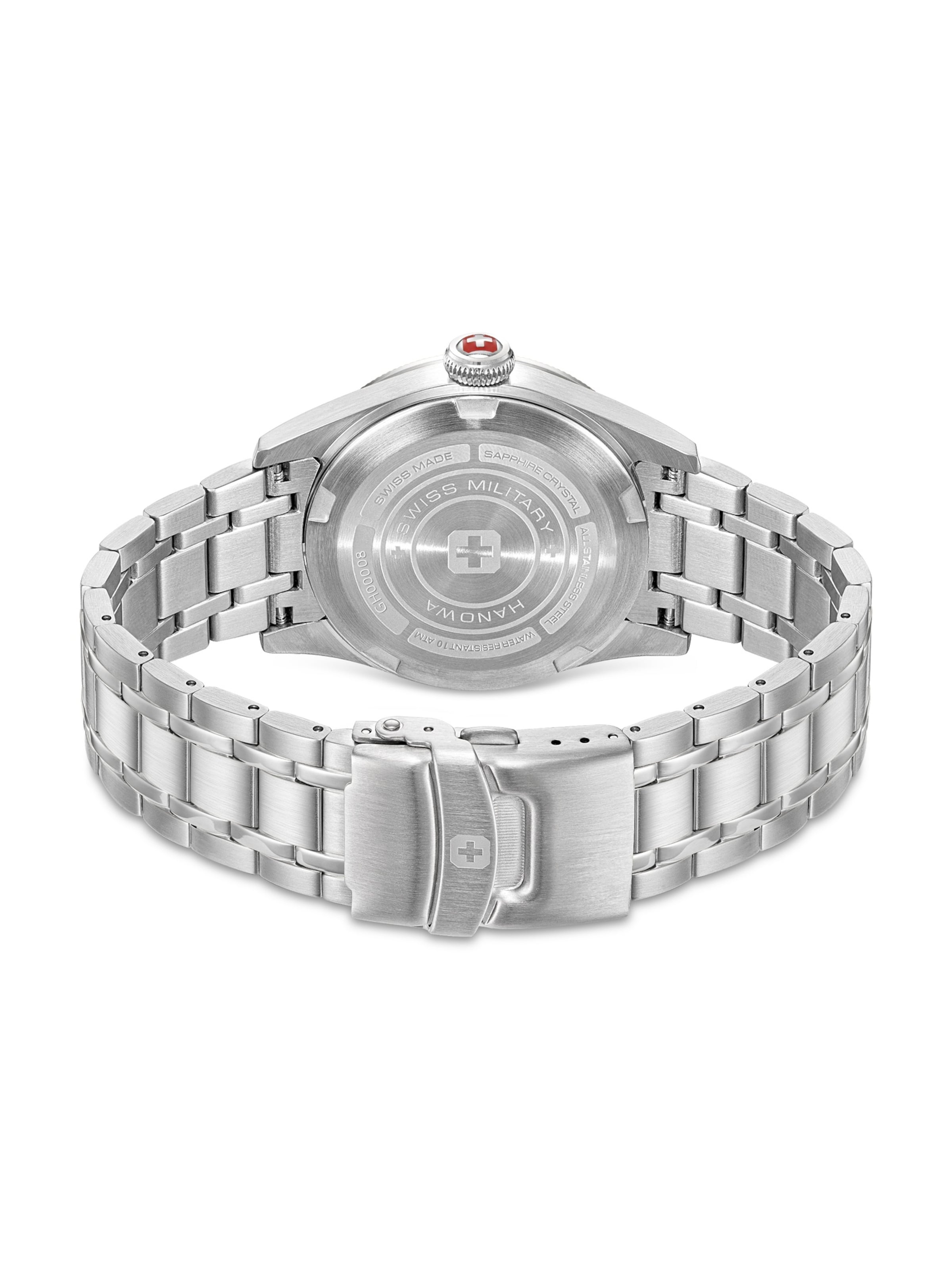 SWISS MILITARY HANOWA Analog watch ' Thunderbolt ' in Silver
