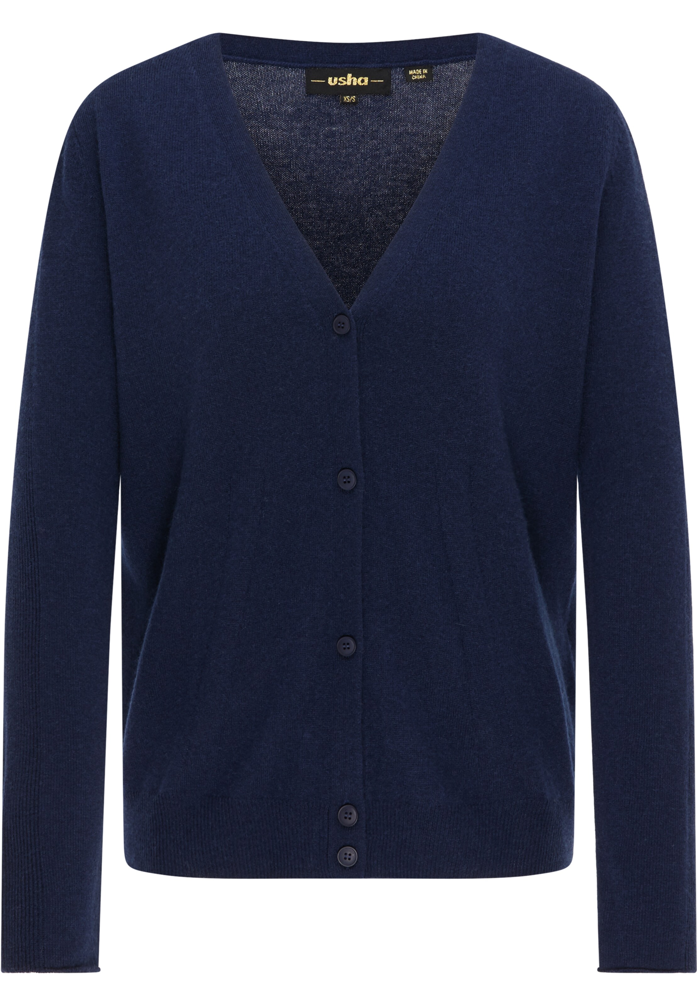 black and blue cardigan