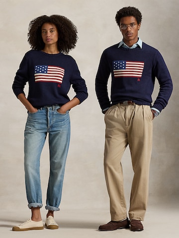 Polo Ralph Lauren Trui in Blauw: voorkant