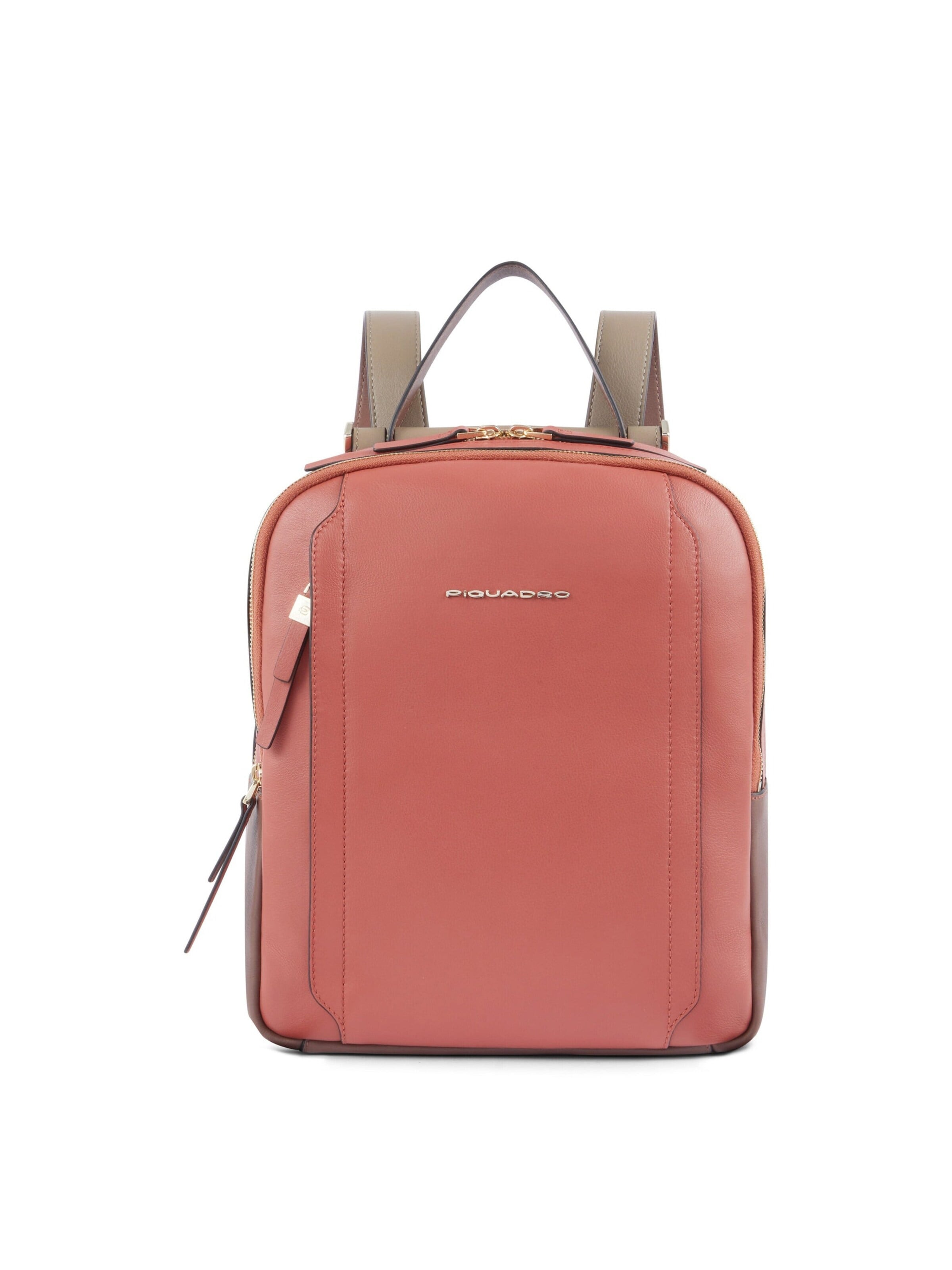 Piquadro Backpack in Orange: front