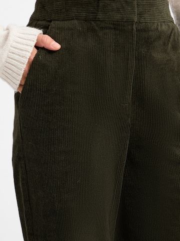 MSCH COPENHAGEN Flared Broek 'Geggo' in Groen