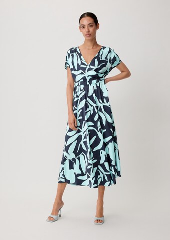 COMMA Kleid in Blau: Vorderseite