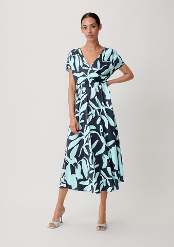 COMMA Dress in Blue: front