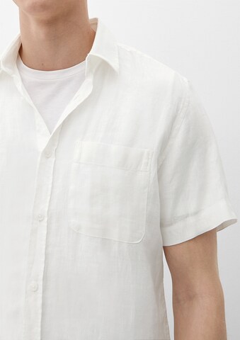 s.Oliver Regular fit Button Up Shirt in White