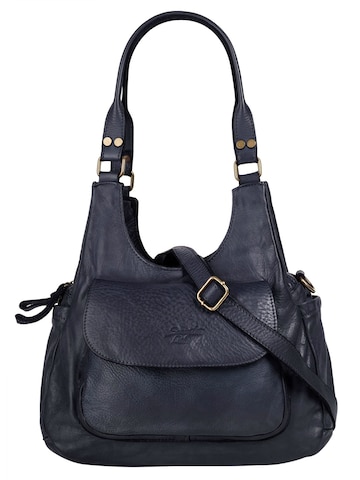 Samantha Look Crossbody Bag in Blue: front