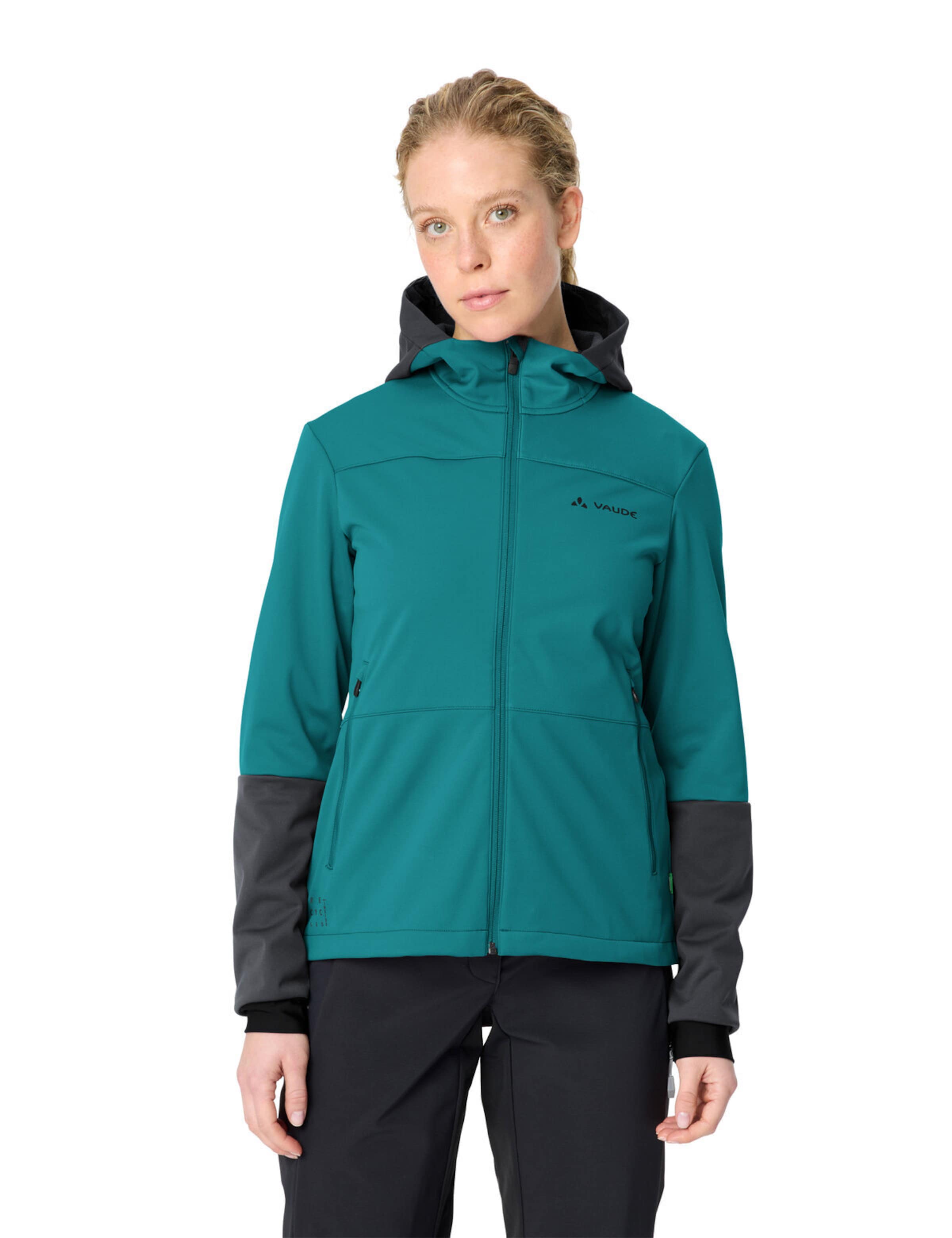 VAUDE Sports jacket 'Qimsa' in Green: front