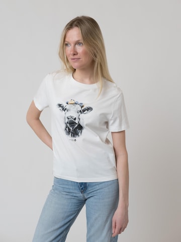 Bavarian Caps Shirt‌ in Weiß: Vorderseite