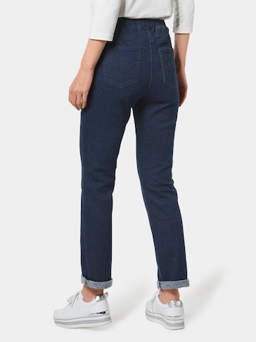 Goldner Slimfit Jeans in Blau