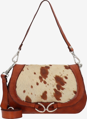 Campomaggi Shoulder Bag in Brown: front