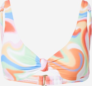 HOLLISTER Triangle Bikini Top in Mixed colors: front