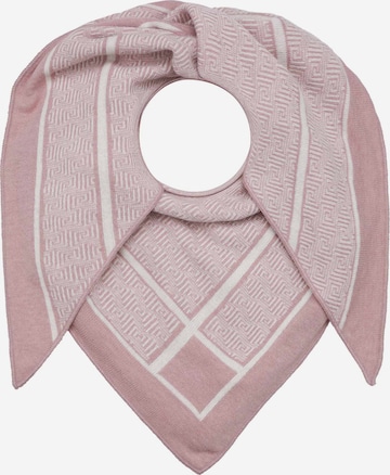 Zwillingsherz Shawl in Pink: front