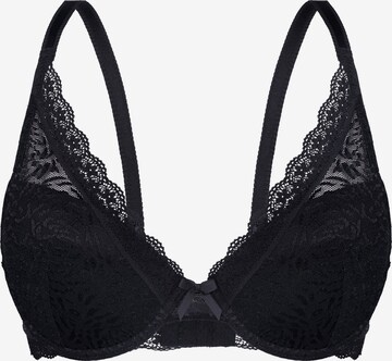 Soutien-gorge 'PLEASURE' sassa en noir : devant