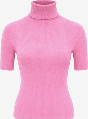 Pull-over PANTHEROAR en rose : devant