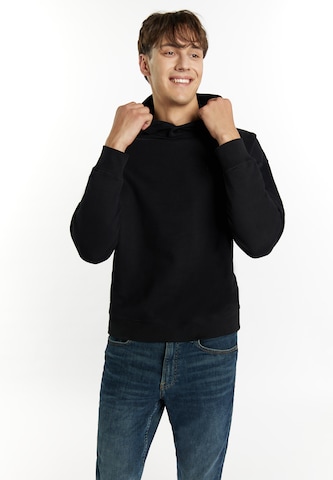 MO Sweatshirt in Zwart: voorkant