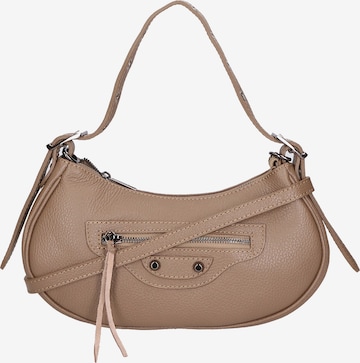 Sac bandoulière Gave Lux en beige : devant