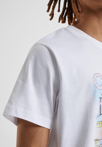 T-Shirt 'Costa D' Amalfi' Mister Tee en blanc