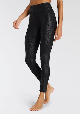 LASCANA - Skinny Leggings em preto: frente