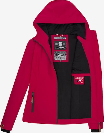 MARIKOO - Chaqueta de entretiempo 'Brombeere' en rojo