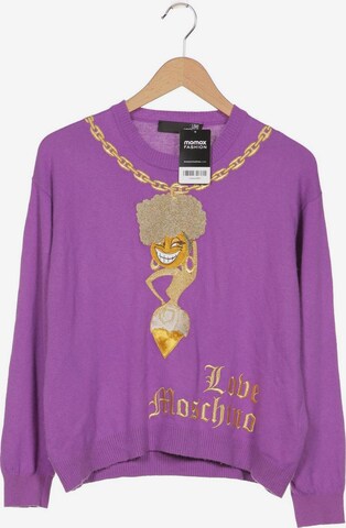 Love Moschino Sweater & Cardigan in L in Purple: front